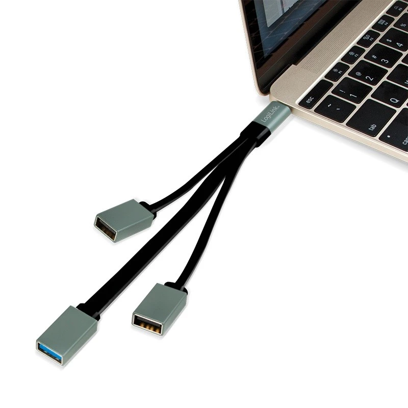 HUB USB-C 3.1 3 prievadų