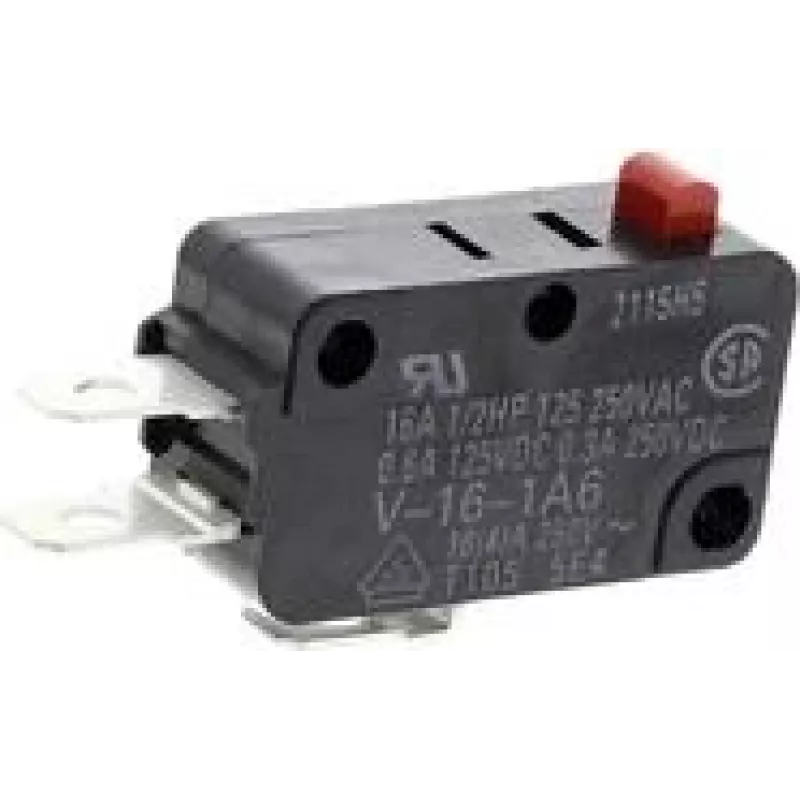 Omron V-16-1A6 mikrojungiklis 250 V/DC 16 A 1 x on/(on) 1 vnt. Maišelis
