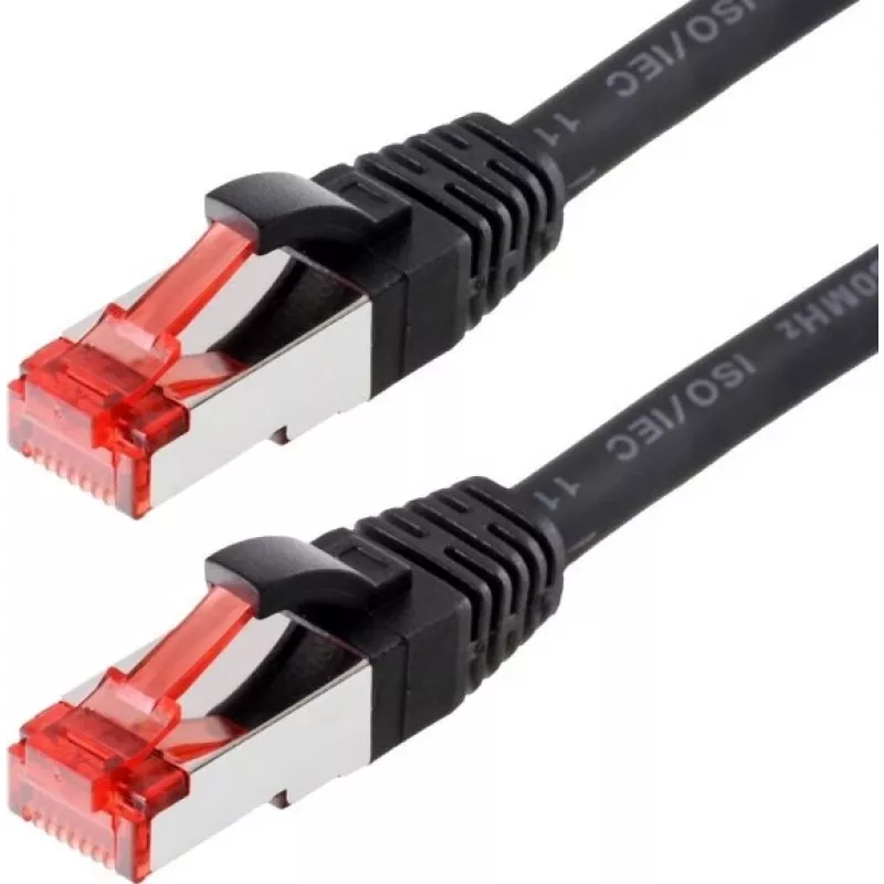 Tinklo kabelis Helos CAT6 S/FTP (PIMF) 15m juodas