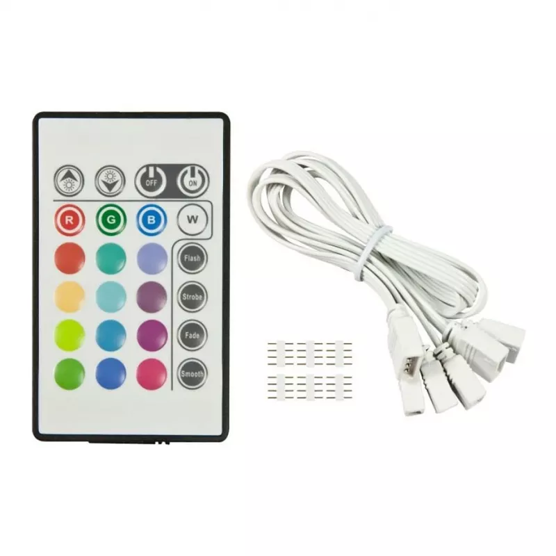Synergy 21 LED Dekoline Flex Strip 36 RGB USB komplektas