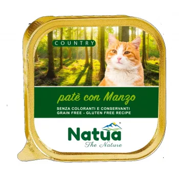 NATUA Country Beef – šlapias kačių maistas – 100 g