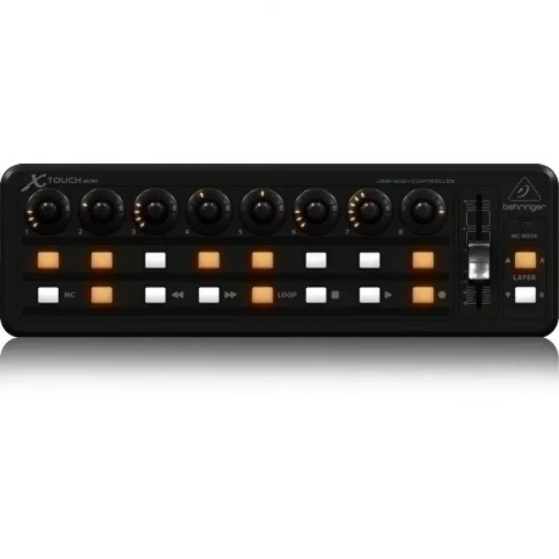MIDI klaviatūra USB Behringer X-TOUCH MINI Valdymo tipas Mygtukai, Rotary, Slankiklis