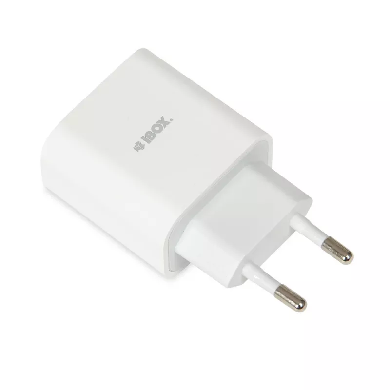 Vidinis USB Type-C greitasis įkroviklis IBOX C-37, 20 W, USB‑C PD 3.0, 3 A išėjimas, baltas