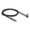 USB Type-C – Lightning įkrovimo ir duomenų laidas su kampuota jungtimi ir stovo funkcija, DELOCK 1,5 m, 9 V 3 A (MFi)