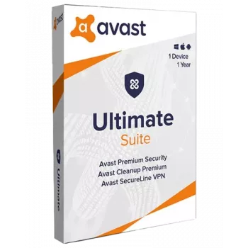 „Avast Ultimate“ | 1 įrenginys | 1 metai (tik „Windows“)