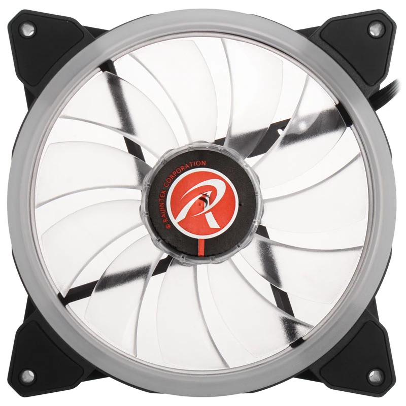 RAIJINTEK IRIS 14 Rainbow RGB LED ventiliatorius 140 mm, 2 vnt. rinkinys su valdikliu