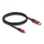 USB kabelis DeLOCK 80617 1 m USB Type-A į Type-C 10 Gbps