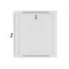 Lanberg sieninė montavimo spinta 19'' 12U 600x600 mm pilka (stiklinės durys)