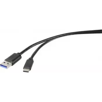 Renkforce RF-4536470 USB laidas 0,15 m USB 3.2 Gen 1 (3.1 Gen 1) USB A USB C juodas (RF-4536470)
