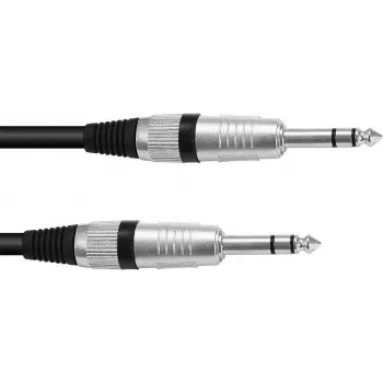 Garso kabelis Omnitronic 3021165G 6,3 mm stereo lizdas, 3 m ilgis