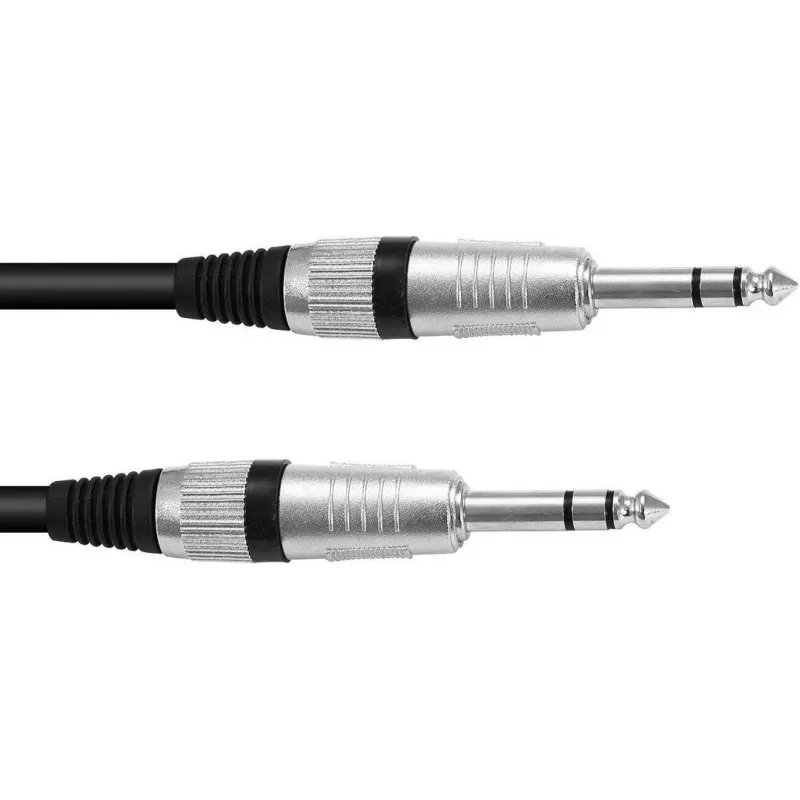 Garso kabelis Omnitronic 3021165G 6,3 mm stereo lizdas, 3 m ilgis