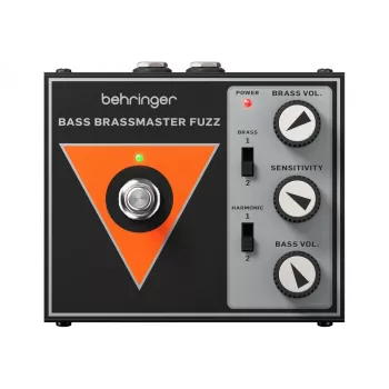 Bosinės gitaros efektų pedalas Behringer Bass Brassmaster Fuzz modelis 27001081
