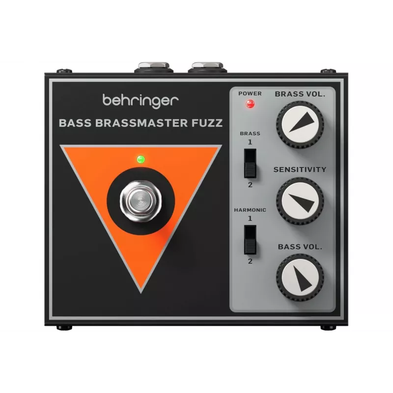 Bosinės gitaros efektų pedalas Behringer Bass Brassmaster Fuzz modelis 27001081