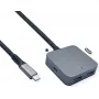 VALUE USB stotelė 12.99.1126 — USB 3.2 Gen 2 (Type-C priegloba) 4 prievadai (2×A + 2×C) 10000 Mbit/s, juoda