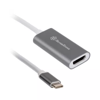 Adapteris SidabrinėSTONE USB 3.1 Type-C į HDMI 2.0b SST-EP07C-E, vaizdo išvesties adapteris