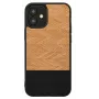 Apsauginis telefono dėklas Man and Wood, skirtas iPhone 12 mini, Herringbone Nero Juoda