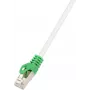 LogiLink - komutacinis kabelis - RJ-45 (V) į RJ-45 (V) - 2 m - SFTP, PiMF - CAT 6 - be halogenų - pilkas