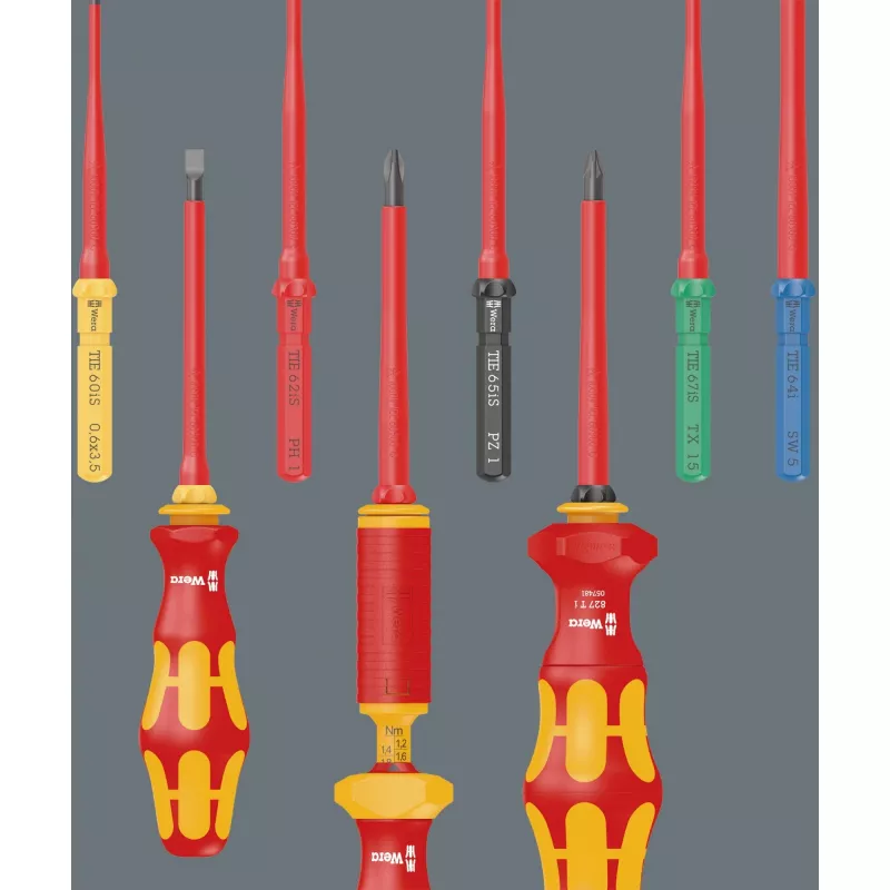 Wera Kraftform Kompakt VDE 16 Torque ypač plonas atsuktuvų rinkinys (05006609001)