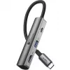 USB Type-C šakotuvas Alcasa HUB-C002A 5000 Mbit/s HDMI USB 3.0