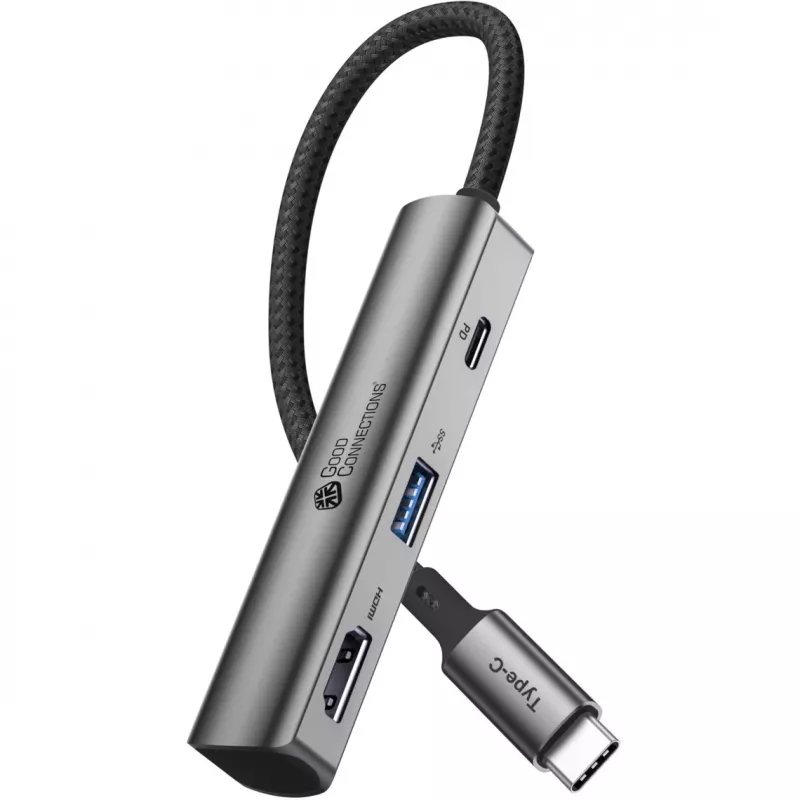 USB Type-C šakotuvas Alcasa HUB-C002A 5000 Mbit/s HDMI USB 3.0