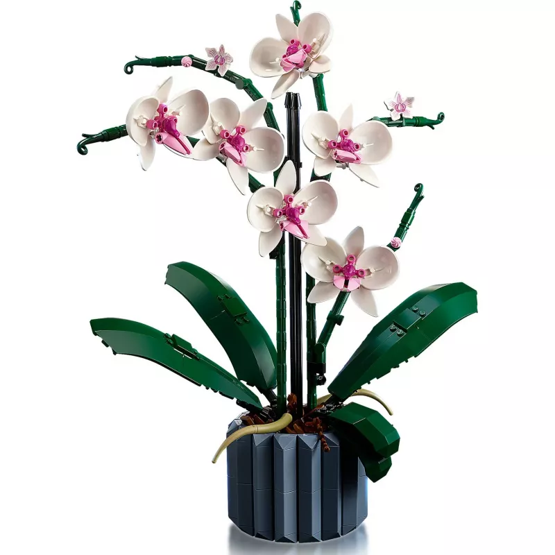 LEGO 10311 Icons Orchid dirbtinio augalo konstravimo rinkinys su gėlėmis, namų dekoro aksesuaras suaugusiems, botanikos kolekcija, dovana žmonai ar vyrui