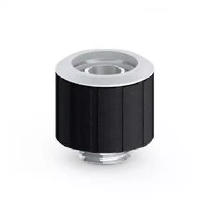BitsPower tiesioji jungtis G1/4 išorinis sriegis 16/10 mm vamzdeliams – matinė juoda