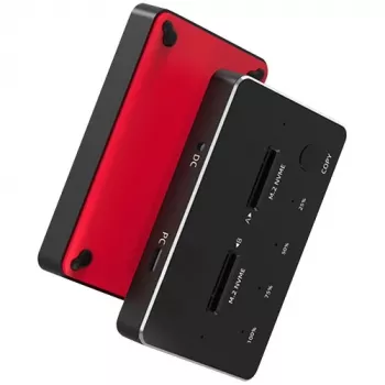 Dokingo stotelė 2x M.2 SATA/ NVME SSD iki 10 Gbps
