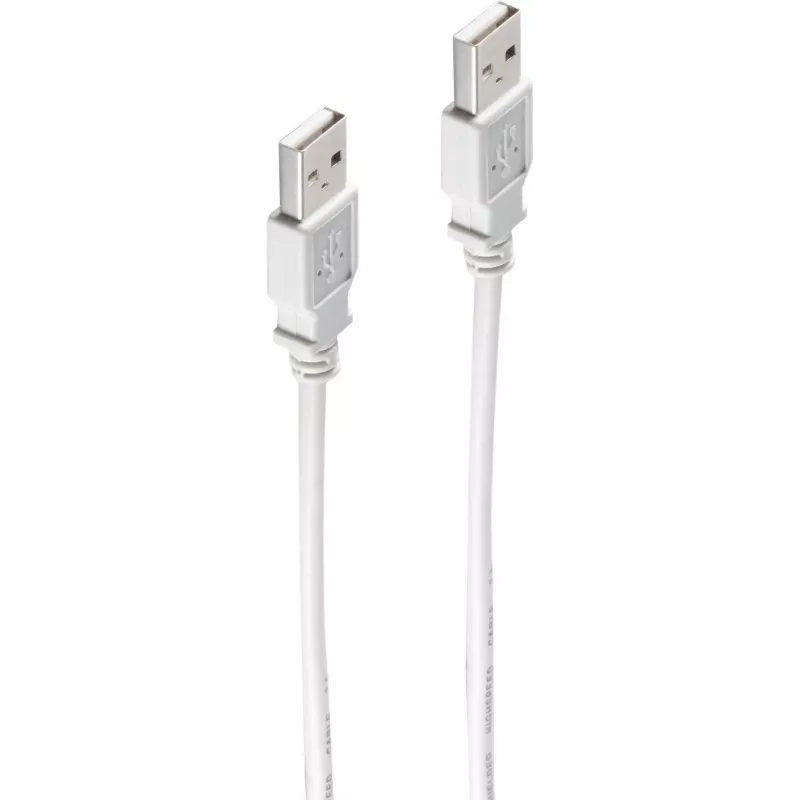 USB kabelis USB 2.0 ShiverPeaks BS77000 0,5 m pilkas