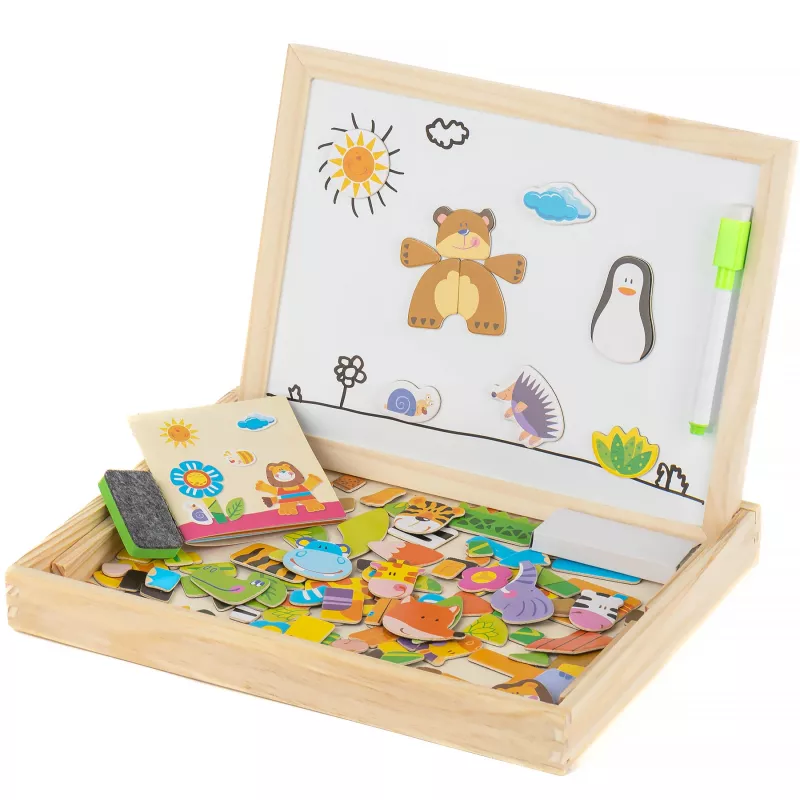 Extralink Toys Tablica KREDOWO-MAGNETYCZNA Edukacyjna Dwustronna