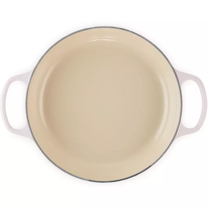 Le Creuset Signature 26 cm Gourmet Professional puodas rožinis