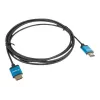 HDMI laidas LANBERG CA-HDMI-22CU-0018-BK 1,8 m — HDMI Type A į A, HDMI 2.0, 18 Gbit/s, ARC, paauksuoti kontaktai