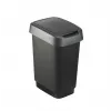 „Rotho Twist“ 25 l stačiakampė polipropileno laikymo dėžė — 25 l, 476×333×252 mm, juoda