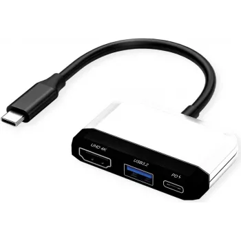 VALUE Display Adapter USB C - HDMI 4K30+ 1x A+ PD - Adapter - Skaitmeninis/Duomenų (12.99.3199)