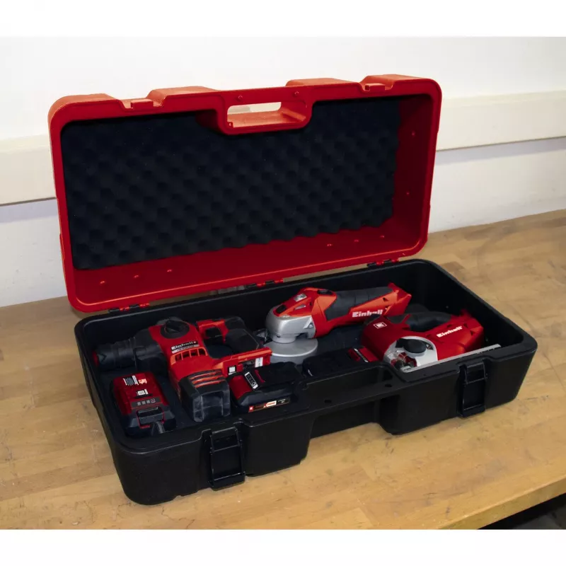 E-Box L70 /35, įrankių dėžė Raudona/juoda