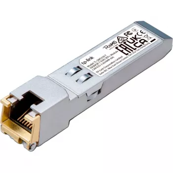 TP-Link 10G BASE-T RJ45 SFP+ modulis, varinis, 10300 Mbit/s, RJ-45, 100 m, 10 Gigabit Ethernet, IEEE 802.3, IEEE 802.3ab, IEEE 802.3an, IEEE 802.3bz