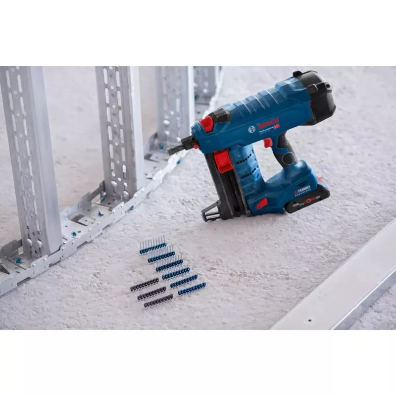 Juostinės vinys su galvute Bosch Round Head NM-19, 19 mm plieninės vinys belaidžiam betono viniakaliui