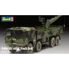 Plastikinis modelio rinkinys REVELL Man 10T Milgl 8x8 sunkvežimis masteliu 1/35