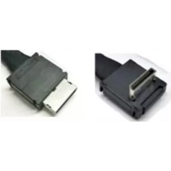 Intel OCuLink kabelių rinkinys AXXCBL530CVCR - vidinis SAS kabelis - 4i MiniLink SAS (SFF-8611) (M) tiesus į 4i MiniLink SAS (SFF-8611) (M) stačiu kampu - 53 cm (AXXCBL530CVCR)