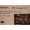 50 colių Sharp QLED 50HR7265E 4K Ultra HD išmanusis Google TV 144 Hz, Dolby Vision, Dolby Atmos, centrinis stovas, juodas