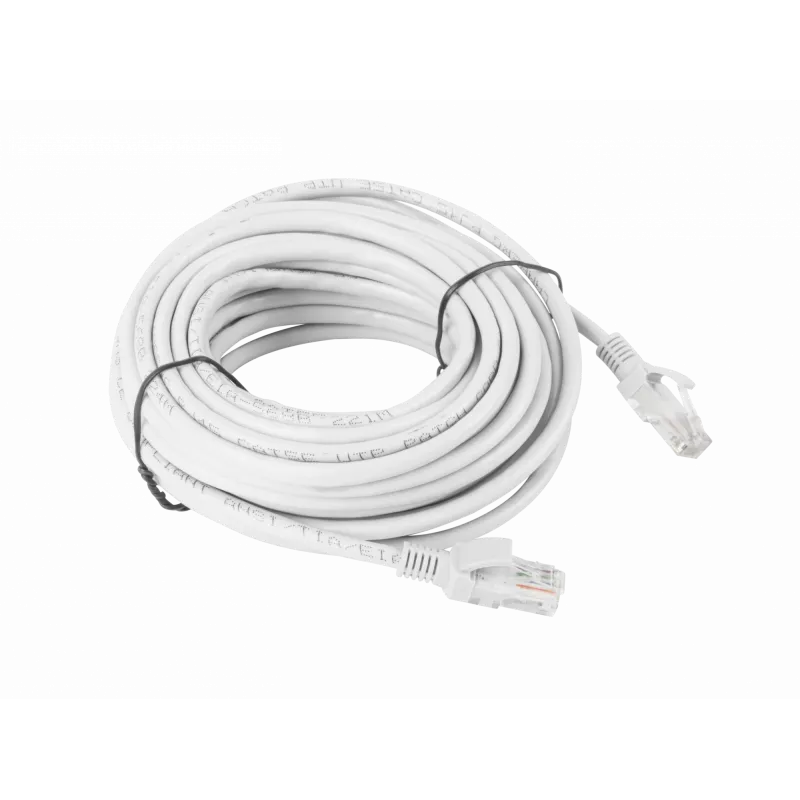 Tinklo kabelis LANBERG PCU6-10CC-1000-S RJ-45 Cat6, U/UTP ekranuotas, 10 m, Pilka