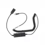 Adapterio laidas Tellur QD į RJ11 2,95 m juodas — garso/telefono jungtis