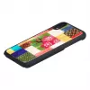 iKins telefono dėklas, skirtas iPhone XR — vyšnių žiedų raštas, juodas