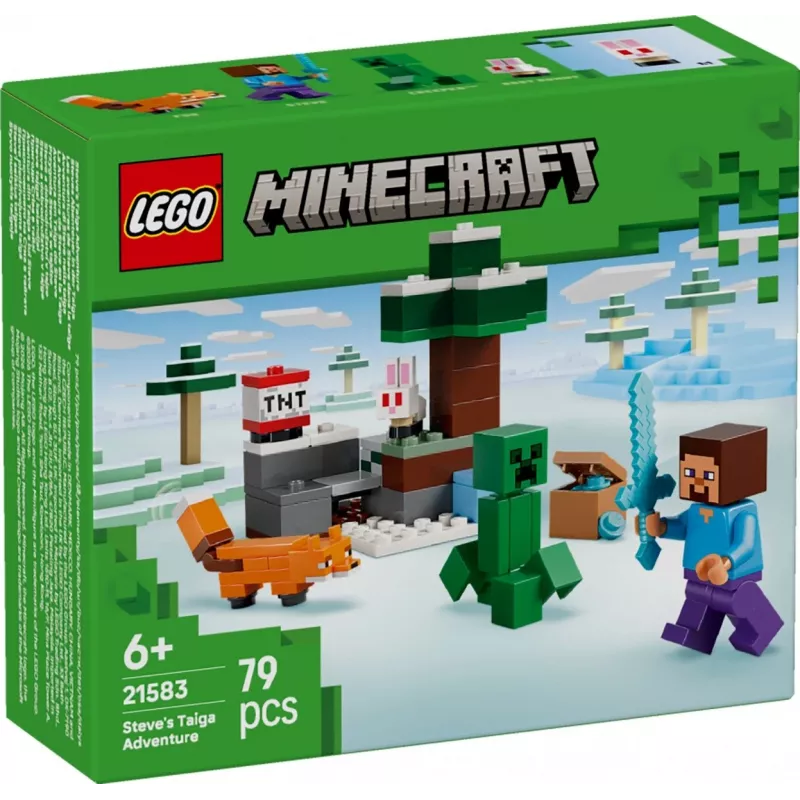 LEGO MINECRAFT 21583 Steve's Taiga Adventure