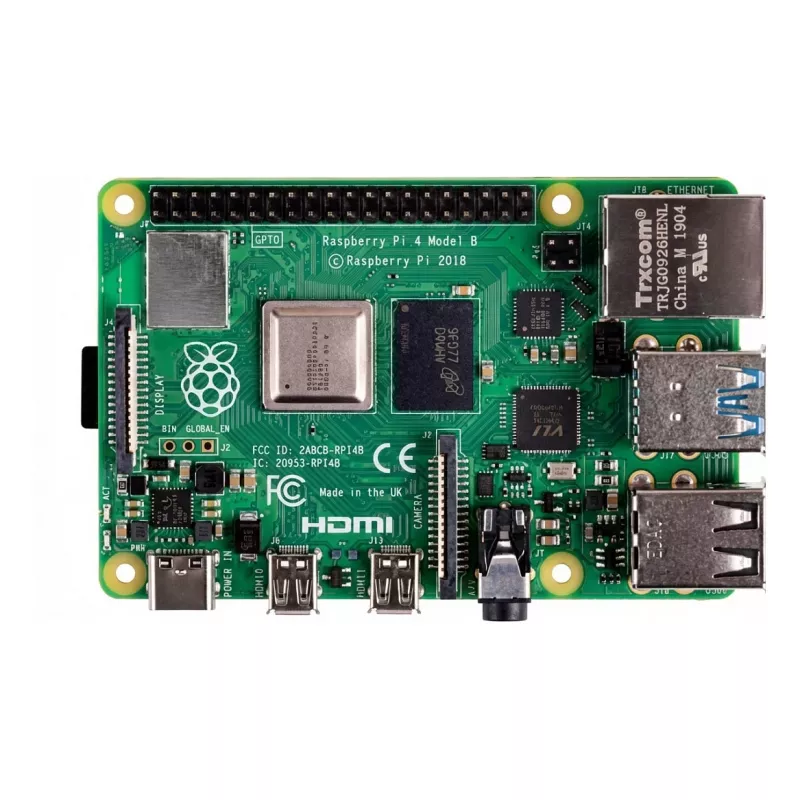 Vieno plokštės kompiuteris Raspberry Pi 4 Model B pilnas rinkinys 4 GB RAM