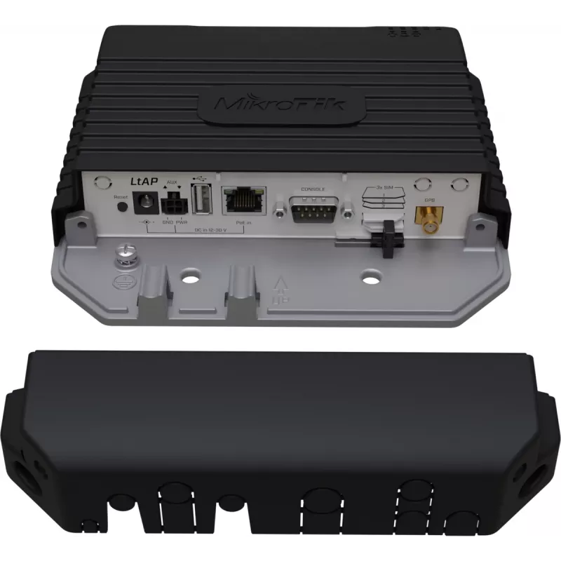 Maršrutizatorius MikroTik LtAP LTE7 Kit LtAP-2HnD&R11e-LTE7 — 802.11n, Gigabit Ethernet, 1x LAN, MU-MIMO