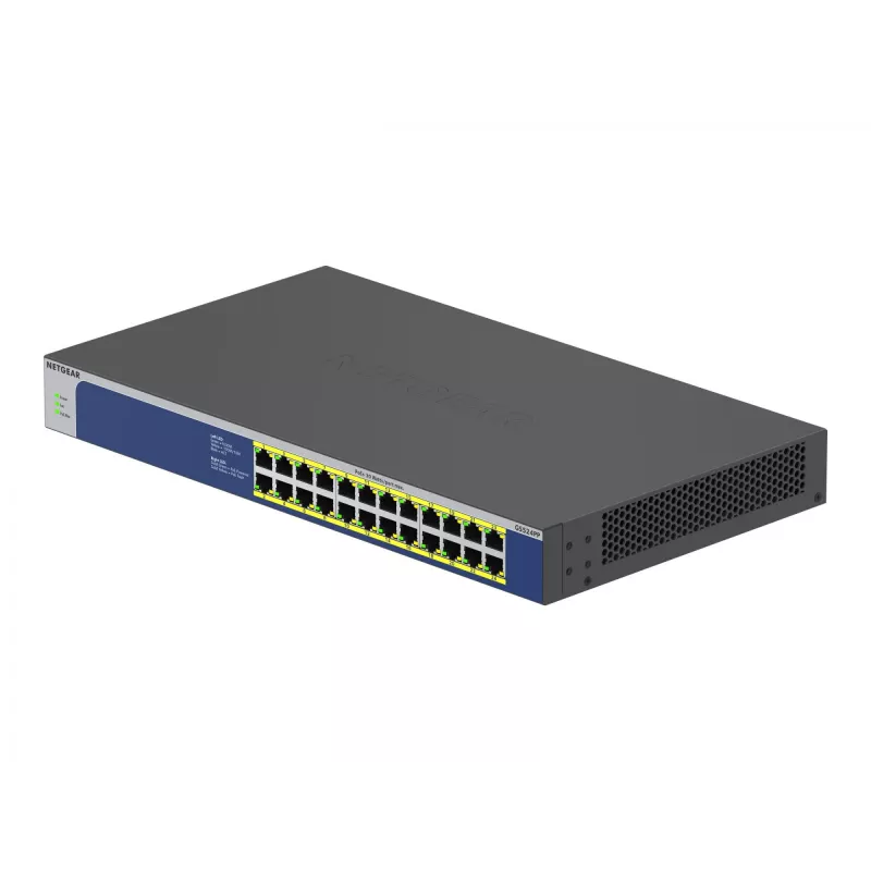 NETGEAR GS524PP Nevaldomas Gigabit Ethernet (10/100/1000) Power over Ethernet (PoE) Pilka