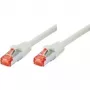 Tecline exertis Connect - komutacinis kabelis - RJ-45 (kištukas) į RJ-45 (kištukas) - 30 m - SSTP kabelis - CAT 6 - be halogenų - pilkas (71530)
