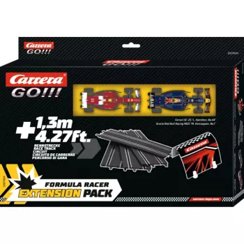 Slotų lenktynių trasos praplėtimas CARRERA GO!!! Formula Racer - papildomas trasos rinkinys, skirtas GO!!! išdėstymui išplėsti