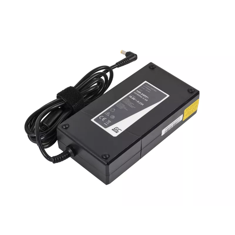 Maitinimo adapteris Green Cell AD139P 90W universalus nešiojamojo kompiuterio adapteris 19,5 V 9,23 A 5,5×1,7 mm juodas