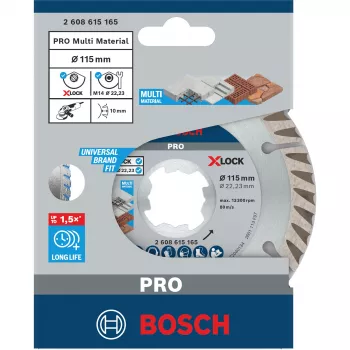 Bosch 2 608 615 165 kampinio šlifuoklio priedas Pjovimo diskas